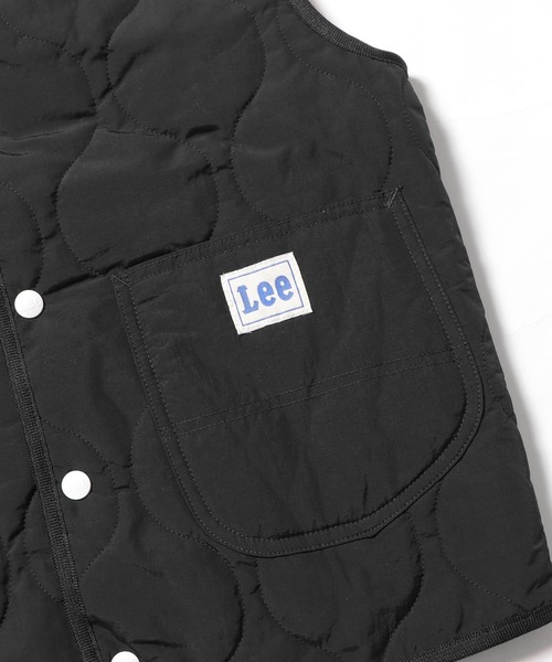 Lee（リー）の「Lee/リー  QUILTING VEST ベスト（ベスト・キッズ・ブラック/ネイビー/マスタード・130/150/140）」の6枚目の写真