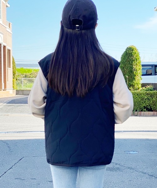 Lee（リー）の「Lee/リー  QUILTING VEST ベスト（ベスト・キッズ・ブラック/ネイビー/マスタード・130/150/140）」の12枚目の写真