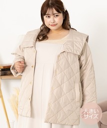 SLURR | [大きいサイズ]ダイヤキルトブルゾン(その他アウター)