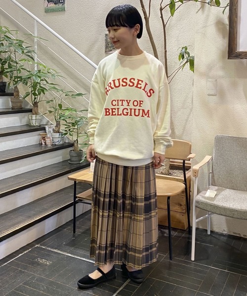 Couleur Meler（クルールメリー）の「Couleur Meler オクユウカ　オーバーサイズロゴスウェット（スウェット・レディース・アイボリー/グレー系その他・FREE）」の19枚目の写真