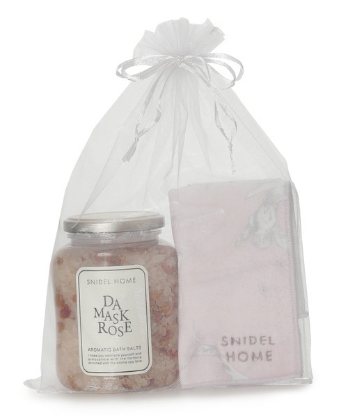 SNIDEL HOME（スナイデルホーム）の「【Xmasセット】バスソルト＆ハンドタオル（入浴剤・バスケア・レディース・ホワイト/ピンク・FREE）」の8枚目の写真