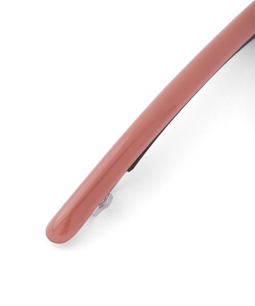 ANEMONE（アネモネ）の「フランス製シンプルラインバレッタ（バレッタ/ヘアクリップ・レディース・ブラウン/ピンク/ブルー/アイボリー/マルチ/グリーン/パープル/マスタード・FREE）」の17枚目の写真