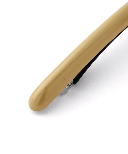 ANEMONE（アネモネ）の「フランス製シンプルラインバレッタ（バレッタ/ヘアクリップ・レディース・ブラウン/ピンク/ブルー/アイボリー/マルチ/グリーン/パープル/マスタード・FREE）」の21枚目の写真