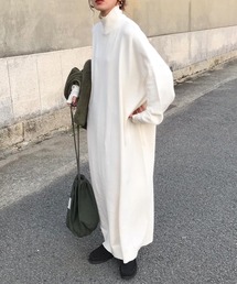 HANNE | 【by kumika】ハイネックニットロングワンピース(ワンピース)