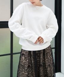 AKTE | デザインスリーブスウェットプルオーバー(スウェット)