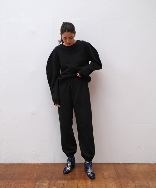 AKTE（アクテ）の「デザインスリーブスウェットプルオーバー（スウェット・レディース・グレー/ブラック/ホワイト・FREE）」の6枚目の写真