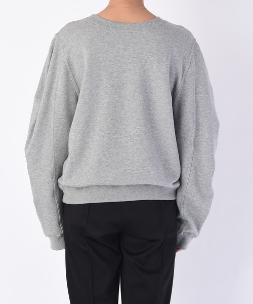 AKTE（アクテ）の「デザインスリーブスウェットプルオーバー（スウェット・レディース・グレー/ブラック/ホワイト・FREE）」の7枚目の写真