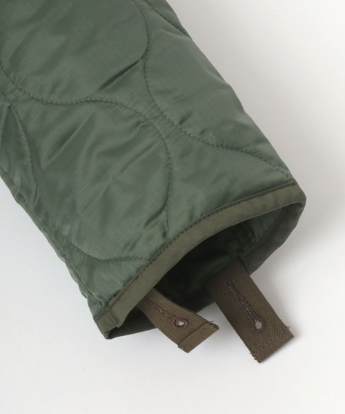 Alpha Industries（アルファインダストリーズ）の「ALPHA INDUSTRIES/アルファインダストリーズ QUILTED LINER JACKET/ビッグシルエット キルティングライナージャケット（ノーカラージャケット・メンズ・グリーン系その他/オリーブ/ブラック・M/L/XL）」の13枚目の写真