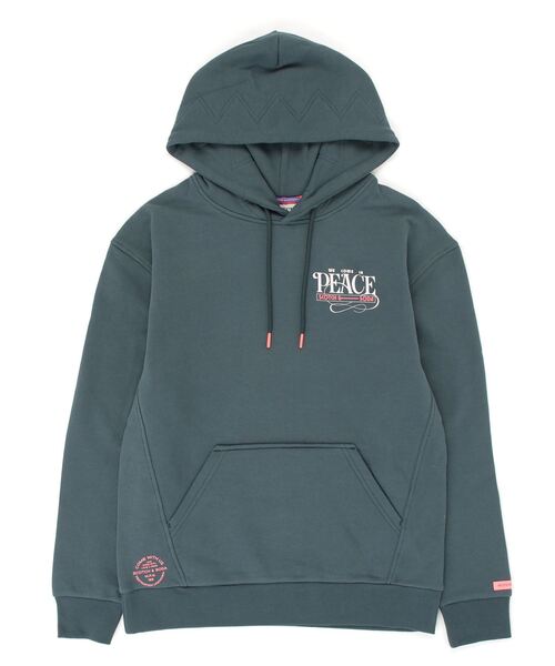 SCOTCH&SODA（スコッチアンドソーダ）の「バックプリントフーディーパーカー【169194】（パーカー・メンズ・ダークグリーン・MEDIUM/LARGE/SMALL）」の8枚目の写真