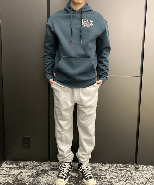 SCOTCH&SODA（スコッチアンドソーダ）の「バックプリントフーディーパーカー【169194】（パーカー・メンズ・ダークグリーン・MEDIUM/LARGE/SMALL）」の9枚目の写真