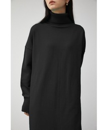 AZUL by moussy | TURTLE NECK SIMPLE OP/タートルネックシンプルワンピース(ワンピース)