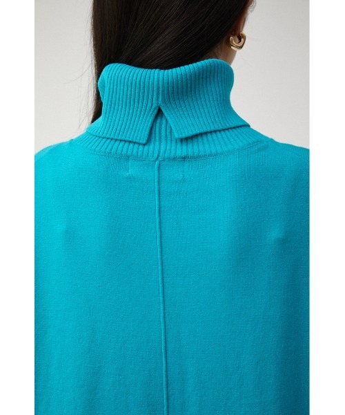 AZUL by moussy(アズールバイマウジー)の「TURTLE NECK SIMPLE OP/タートルネックシンプルワンピース(ワンピース・レディース・アイボリー/ブラック/ブルー・SMALL/MEDIUM)」の11枚目の写真