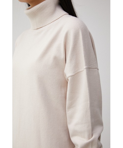 AZUL by moussy(アズールバイマウジー)の「TURTLE NECK SIMPLE OP/タートルネックシンプルワンピース(ワンピース・レディース・アイボリー/ブラック/ブルー・SMALL/MEDIUM)」の21枚目の写真