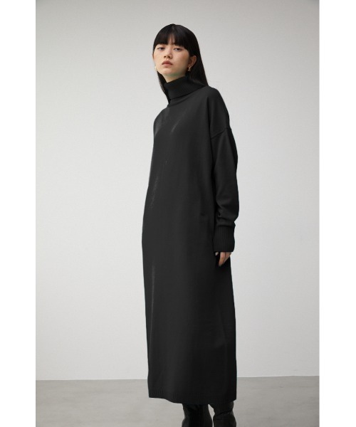AZUL by moussy(アズールバイマウジー)の「TURTLE NECK SIMPLE OP/タートルネックシンプルワンピース(ワンピース・レディース・アイボリー/ブラック/ブルー・SMALL/MEDIUM)」の22枚目の写真