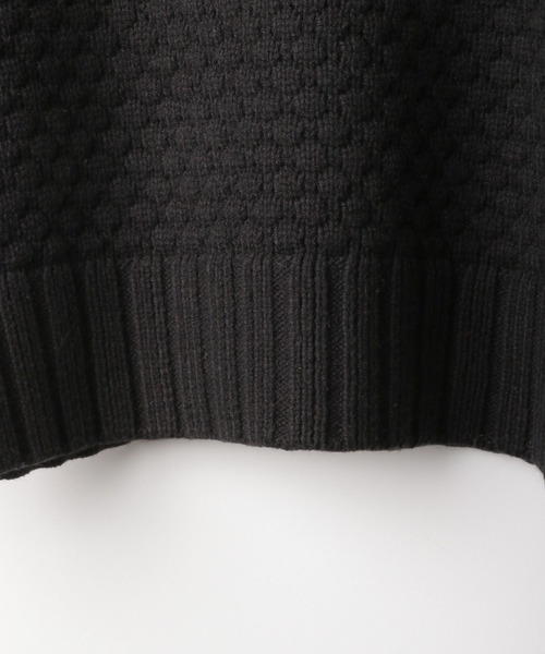 LOWRYS FARM（ローリーズファーム）の「ポコポコプルオーバーニット　171891（ニット/セーター・キッズ・ブラック/レッド/ブラック×ホワイト・110cm/120cm/130cm/140cm/150cm）」の17枚目の写真