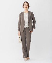 自由区（ジユウク）の「【洗える】WASHABLEPONTE テーパードパンツ（その他パンツ・レディース）」