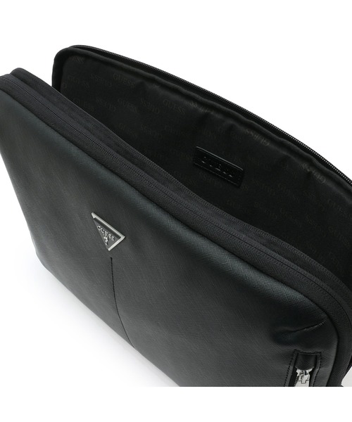 Guess（ゲス）の「CERTOSA Saffiano Smartbriefcase（クラッチバッグ・メンズ・ブラック・ONE SIZE）」の8枚目の写真
