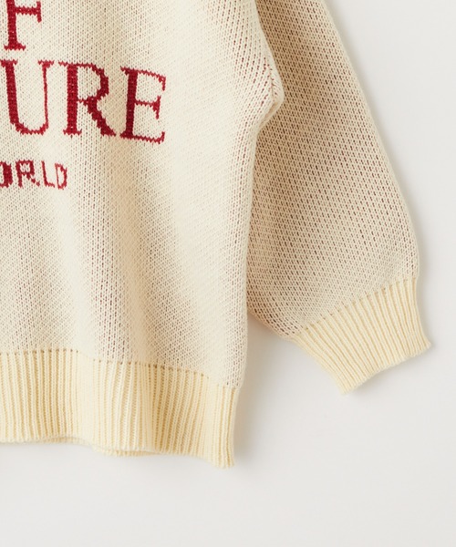 CIAOPANIC TYPY(チャオパニックティピー)の「【KIDS】ロゴジャガードクルーネックニット(ニット/セーター・キッズ・グレー/アイボリー・S/M/L/XL/XXL)」の13枚目の写真