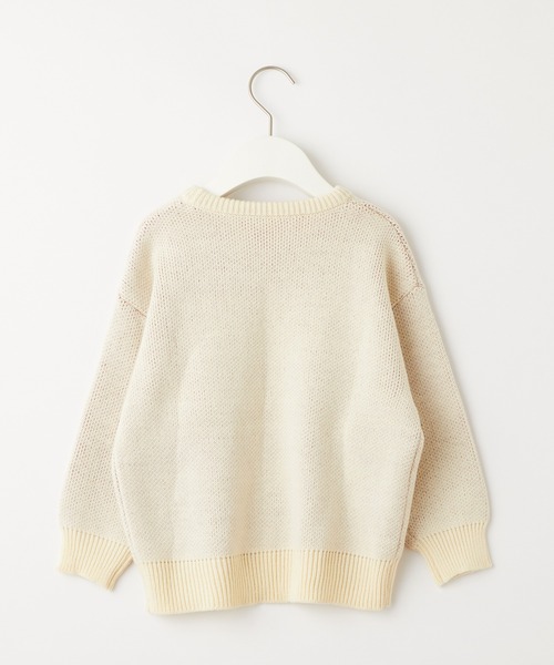 CIAOPANIC TYPY(チャオパニックティピー)の「【KIDS】ロゴジャガードクルーネックニット(ニット/セーター・キッズ・グレー/アイボリー・S/M/L/XL/XXL)」の14枚目の写真