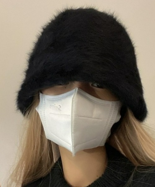 LAC-VERT(ラック・ヴェール)の「ウール混バケットハット(ハット・レディース・ピンク/ホワイト/ブラック・FREE)」の3枚目の写真