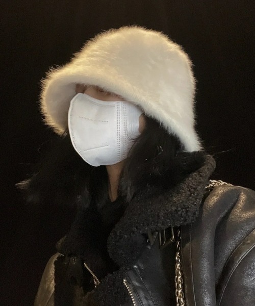 LAC-VERT(ラック・ヴェール)の「ウール混バケットハット(ハット・レディース・ピンク/ホワイト/ブラック・FREE)」の17枚目の写真