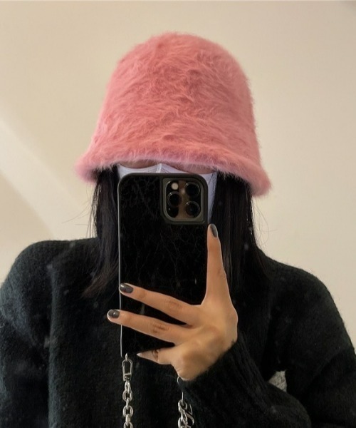 LAC-VERT(ラック・ヴェール)の「ウール混バケットハット(ハット・レディース・ピンク/ホワイト/ブラック・FREE)」の11枚目の写真