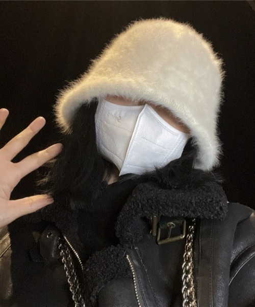 LAC-VERT(ラック・ヴェール)の「ウール混バケットハット(ハット・レディース・ピンク/ホワイト/ブラック・FREE)」の14枚目の写真