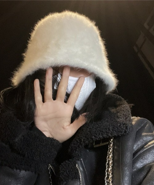 LAC-VERT(ラック・ヴェール)の「ウール混バケットハット(ハット・レディース・ピンク/ホワイト/ブラック・FREE)」の15枚目の写真