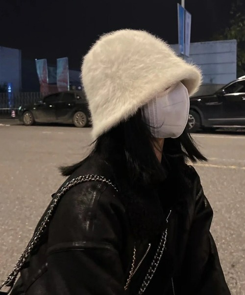 LAC-VERT(ラック・ヴェール)の「ウール混バケットハット(ハット・レディース・ピンク/ホワイト/ブラック・FREE)」の16枚目の写真