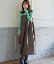 coca（coca）（コカ）の「エンボスキャミワンピース（ワンピース）」