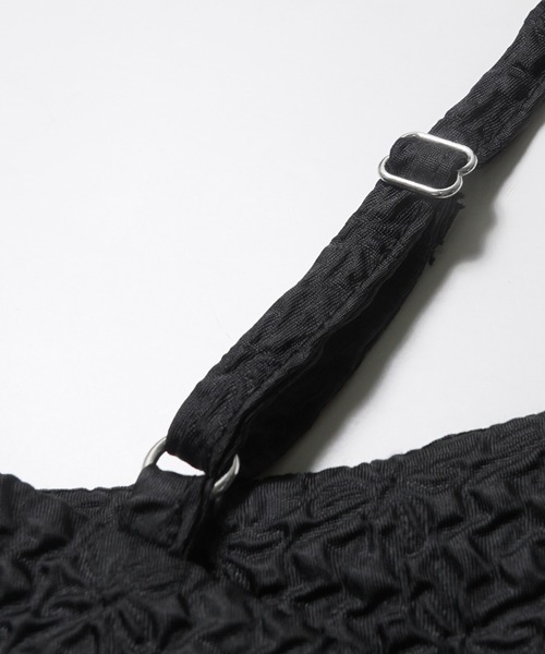 coca（coca）（コカ）の「エンボスキャミワンピース（ワンピース・レディース・アイボリー/ブラック/ブラウン・M/L）」の6枚目の写真