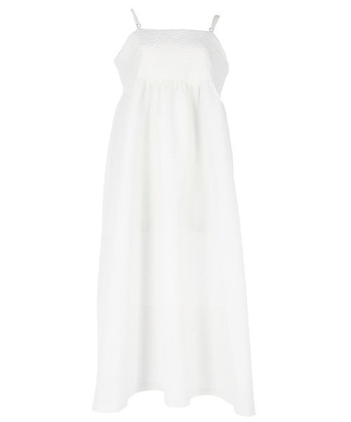 coca（coca）（コカ）の「エンボスキャミワンピース（ワンピース・レディース・アイボリー/ブラック/ブラウン・M/L）」の8枚目の写真