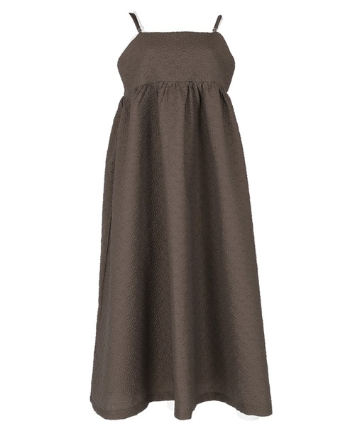 coca（coca）（コカ）の「エンボスキャミワンピース（ワンピース・レディース・アイボリー/ブラック/ブラウン・M/L）」の12枚目の写真