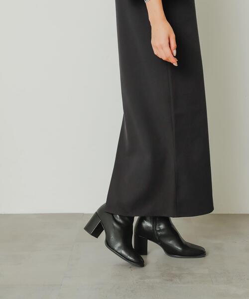 SENSE OF PLACE by URBAN RESEARCH（センスオブプレイスバイアーバンリサーチ）の「ストレートキャミワンピース（ワンピース・レディース・ブラック/アイボリー・ONE）」の4枚目の写真