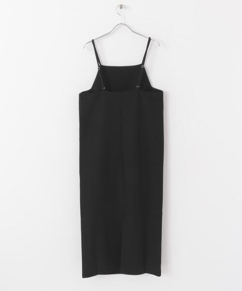 SENSE OF PLACE by URBAN RESEARCH（センスオブプレイスバイアーバンリサーチ）の「ストレートキャミワンピース（ワンピース・レディース・ブラック/アイボリー・ONE）」の18枚目の写真