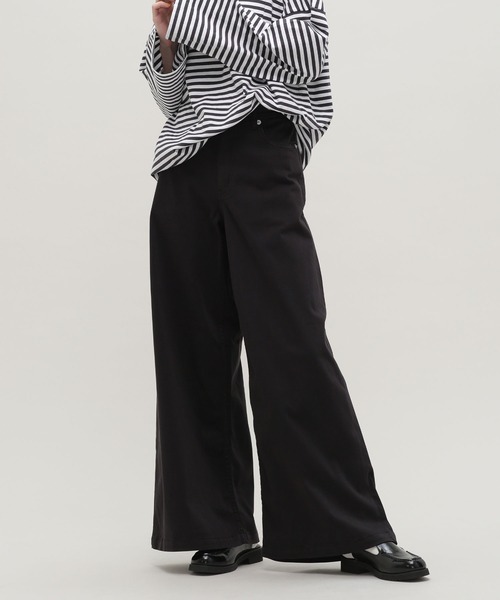 PICCADILLY（ピカデリー）の「PICCADILLY/CAMILLE ワイドフィット パンツ（デニムパンツ・レディース・ライトブルー/ブラック/ベージュ・S/M）」の4枚目の写真