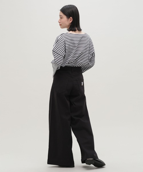 PICCADILLY（ピカデリー）の「PICCADILLY/CAMILLE ワイドフィット パンツ（デニムパンツ・レディース・ライトブルー/ブラック/ベージュ・S/M）」の6枚目の写真