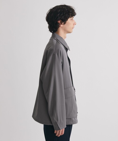 UNITED TOKYO(ユナイテッドトウキョウ)の「HARD GABARDINE BLOUSON(ダウンジャケット/コート・メンズ・ライトグレー/ダークグレー・1/2)」の11枚目の写真