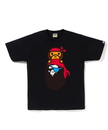 PIRATE MILO ON APE HEAD TEE M