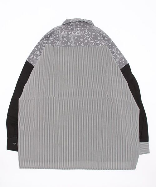 VIBGYOR(ヴィブジョー)の「【Re:one】Bandana stripe switching shirt(MA)(シャツ/ブラウス・メンズ・A・FREE)」の6枚目の写真