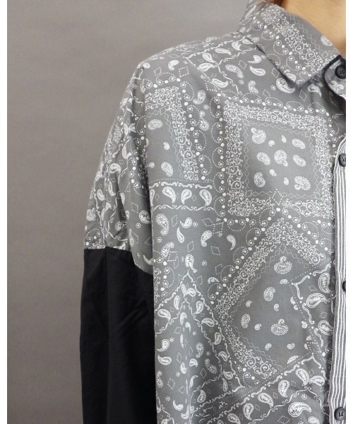VIBGYOR(ヴィブジョー)の「【Re:one】Bandana stripe switching shirt(MA)(シャツ/ブラウス・メンズ・A・FREE)」の8枚目の写真