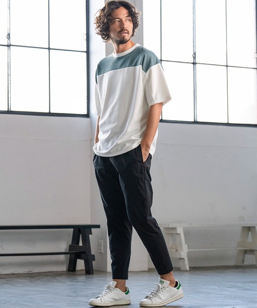 Magine(マージン)の「mt8241- HONEYCOMB FOOTBALL TEE Tシャツ(Tシャツ/カットソー・メンズ・ホワイト×ブラック/チャコールグレー×ブラック/ホワイト×グレー・48/46/44)」の6枚目の写真