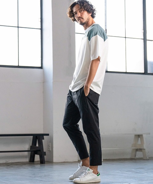 Magine(マージン)の「mt8241- HONEYCOMB FOOTBALL TEE Tシャツ(Tシャツ/カットソー・メンズ・ホワイト×ブラック/チャコールグレー×ブラック/ホワイト×グレー・48/46/44)」の7枚目の写真