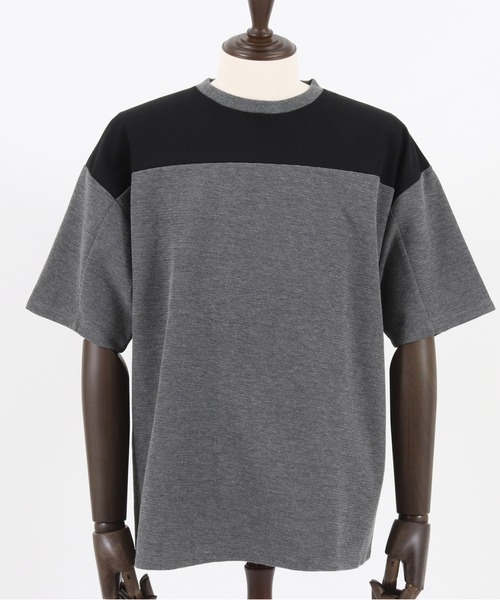 Magine(マージン)の「mt8241- HONEYCOMB FOOTBALL TEE Tシャツ(Tシャツ/カットソー・メンズ・ホワイト×ブラック/チャコールグレー×ブラック/ホワイト×グレー・48/46/44)」の21枚目の写真