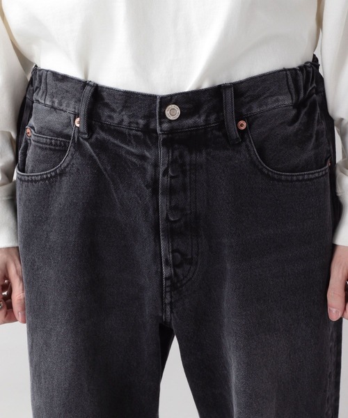 RAGEBLUE（レイジブルー）の「リメイク風/キリカエストレートデニムパンツ（デニムパンツ・メンズ・ダークグレー/ブルー・MEDIUM/LARGE）」の19枚目の写真