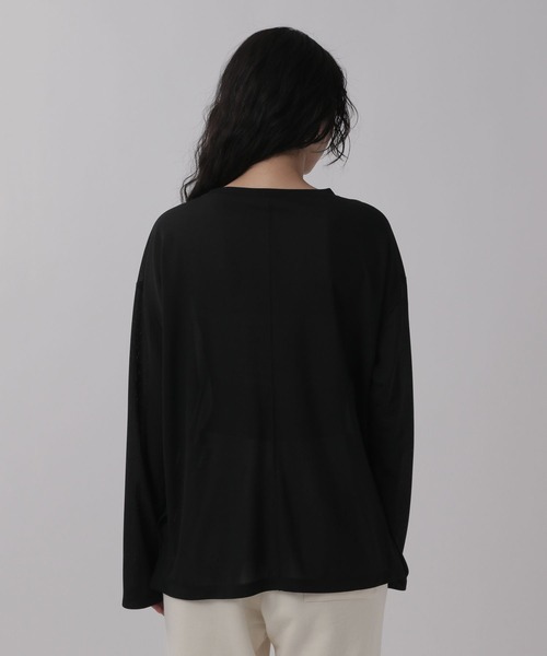 OFAKIND(オフアカインド)の「OFAKIND / シアープルオーバー(Tシャツ/カットソー・レディース・ホワイト/ブラック・FREE)」の18枚目の写真