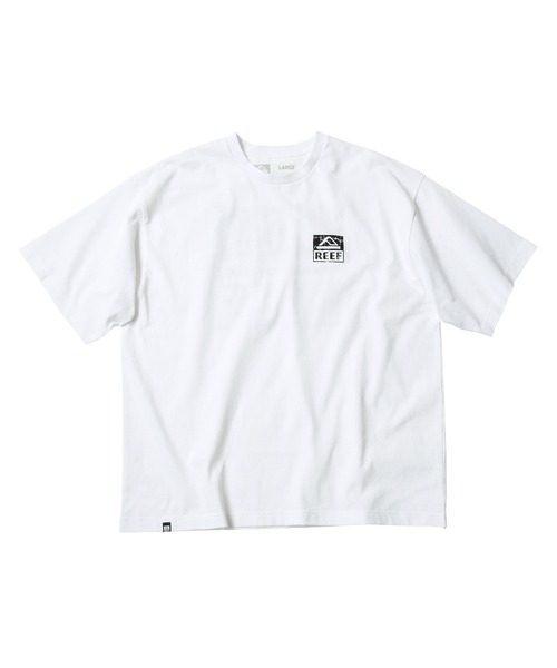 REEF（リーフ）の「【REEF】SQUARE LOGO S/S TEE（Tシャツ/カットソー・メンズ・パープル/ホワイト/グリーン/ブラック・MEDIUM/LARGE/X-LARGE）」の5枚目の写真