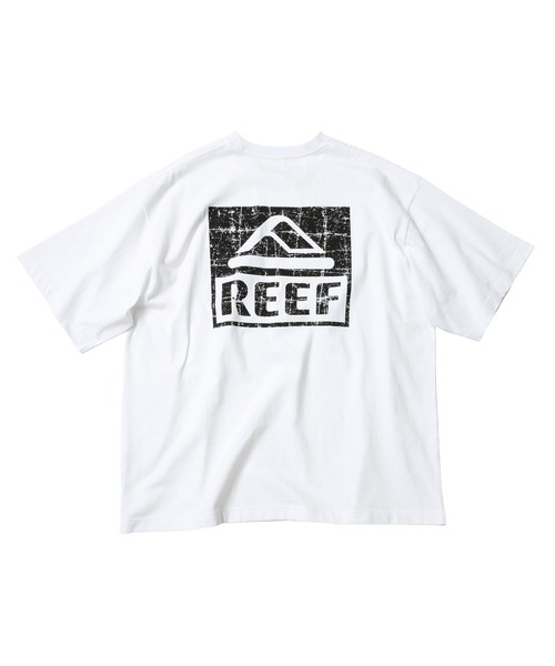 REEF（リーフ）の「【REEF】SQUARE LOGO S/S TEE（Tシャツ/カットソー・メンズ・パープル/ホワイト/グリーン/ブラック・MEDIUM/LARGE/X-LARGE）」の10枚目の写真