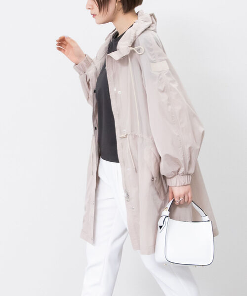 NOLLEY’S(ノーリーズ)の「【TATRAS/タトラス】OLVONA(モッズコート・レディース・ベージュ/ネイビー・1/2)」の2枚目の写真