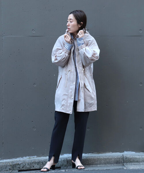 NOLLEY’S(ノーリーズ)の「【TATRAS/タトラス】OLVONA(モッズコート・レディース・ベージュ/ネイビー・1/2)」の20枚目の写真